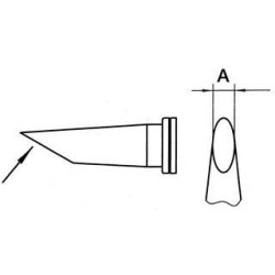 Weller LT-AA Lötspitze, 60° Lötspitze, abgeschrägt, 1,6 mm