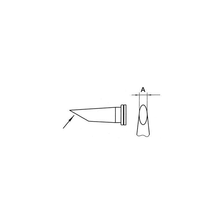 Weller LT-AA Lötspitze, 60° Lötspitze, abgeschrägt, 1,6 mm