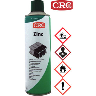 CRC ZINC 32563, Zinkschutzlack grau matt, 500ml