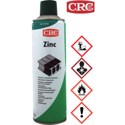 CRC ZINC 32563, Zinkschutzlack grau matt, 500ml
