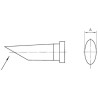 Weller LT-CC Lötspitze, Rundform abgeschrägt 60°, lang, D: 3,2 mm