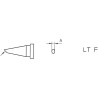 Weller LT-F Lötspitze 1,2 mm, Rundform, abgeschrägt 45°