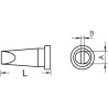 Weller LT-A HPB Lötspitze, meißelförmig 1,6 x 0,7 mm