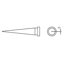 Weller LT-O Lötspitze, Konisch lang, Ø 0,8 mm
