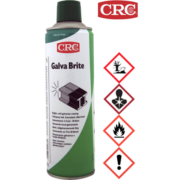 CRC GALVA BRITE 30423, Zink-Alu-Schutzlack, 500 ml