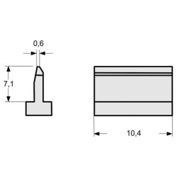 Weller SMT-03 Lötspitze für PAD-Reinigung, Breite 20,8 mm
