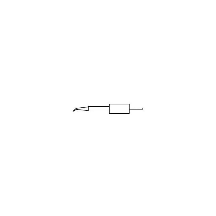 Weller MT-605 Lötspitze, spitz, gewinkelt, D: 0,4 mm