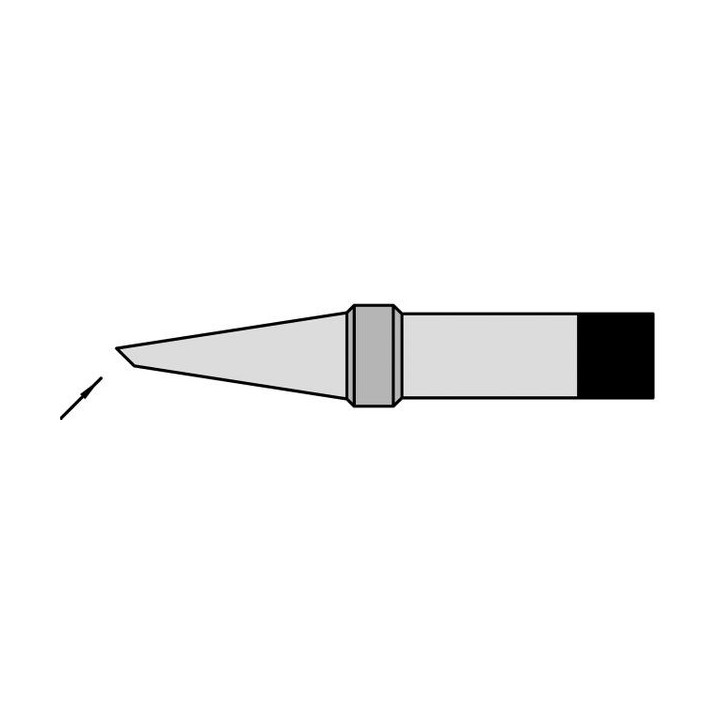 Weller PT AA9 Lötspitze, rundform, abgeschrägt, Breite 1,6 mm, 480 °C
