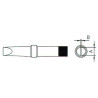 Weller PT B8 Lötspitze, meißelförmig, 2,4 x 0,8 mm, 425 °C