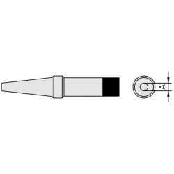 Weller PT CS7 Lötspitze, rundform, 3,2 mm, 370 °C