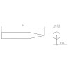 Weller Micro Lötspitze RTM 001 C MS, konisch Ø 0,1 mm, verchromt, unbenetzbar, MIL- SPEC