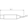 Weller Micro Lötspitze RTM 002 C L MS, konisch, Lang Ø 0,2 mm, MIL-SPEC