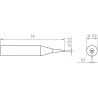 Weller Micro Lötspitze RTM 003 S NW MS, meißelform Ø 0,3 x 0,1 mm, MIL-SPEC, nicht benetzbar