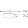 Weller Micro Lötspitze RTM 010 S MS, meißelförmig Ø 1,0 x 0,3 mm, MIL-SPEC
