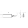 Weller Micro Lötspitze RTM 025 K MS, messerförmig, 2,5 mm