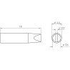 Weller Micro Lötspitze RTM 036 S MS, meißelförmig, 3,6 x 0,9 mm, MIL SPEC