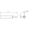 Weller Pico Lötspitze RTP 002 S NW, meißelförmig Ø 0,2 × 0,1 mm, nicht benetzbar