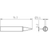 Weller Pico Lötspitze RTP 004 S MS, meißelförmig, 0,4 x 0,2 mm