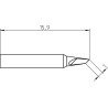 Weller Pico Lötspitze RTP 010 K MS, Messer 1,0 mm, MIL-SPEC