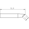 Weller Pico Lötspitze RTP 020 G MS, Lotdepot Ø 2,0 mm, MIL-SPEC