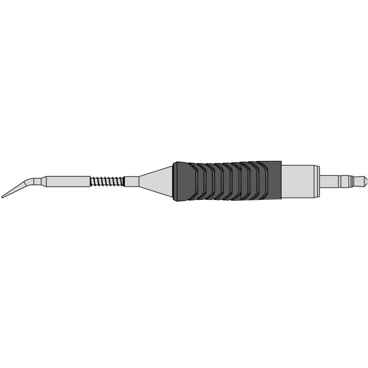 Weller RTMS Micro Lötspitze RTMS 004 C X MS, konisch gebogen Ø 0,4 mm, MIL SPEC