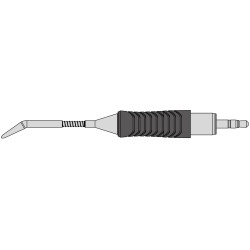 Weller RTMS Micro Lötspitze RTMS 013 S X MS, meißelförmig, gebogen 1,3 X 0,4 mm, MIL SPEC