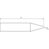 Weller Ultra Lötspitze RTU 008 C MS, konisch Ø 0,8 mm, MIL-SPEC
