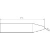 Weller Ultra Lötspitze RTU 016 C MS, konisch Ø 1,6 mm, MIL-SPEC