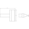 Weller Ultra Lötspitze RTU 200 K MS, klingenförmig, B: 20 mm