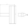 Weller Ultra Lötspitze RTU 330 K MS, klingenförmig 33,0 mm, MIL-SPEC