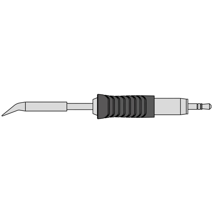 Weller Ultra Lötspitze RTUS 004 C X MS, konisch gebogen 0,4 mm, MIL SPEC