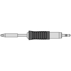 Weller Ultra Lötspitze RTUS 022 S MS, meißelförmig, 2,2 X 0,6 mm, MIL SPEC
