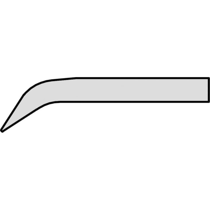 Weller RTW 2 45° Lötspitzenpaar, Meißelform 0,7 x 0,4 mm, 45°