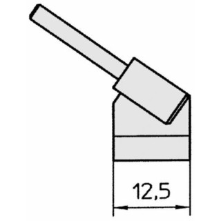 Weller WTA 4 Spitzenset gebogen 45°, meißelförmig 12,5 x 0,5 mm