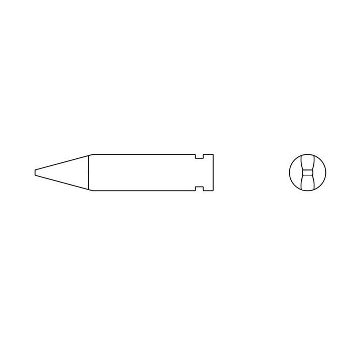 Weller Lötspitze XH-A, meißelform, 1,6 x 0,8 mm