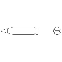 Weller Lötspitze XH-C, meißelform, 3,2 x 0,8 mm
