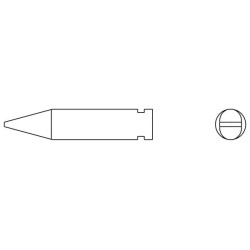 Weller Lötspitze XH-D, meißelform, 4 x 0,8 mm