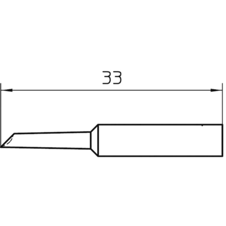 Weller Lötspitze XNT-GW1 Lotdepot, 2 mm
