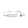 Weller Lötspitze XNT-H, meißelförmig, 0,8 x 0,4 mm