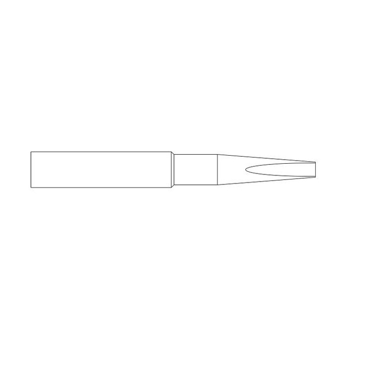 Weller Lötspitze XNT L, meißelform gebogen 30°, 3,2 x 0,8 mm