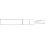 Weller Lötspitze XNT L, meißelform gebogen 30°, 3,2 x 0,8 mm