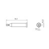Weller Lötspitze XT-BSC flacher Meißel, 2,5 x 0,8 mm
