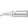 Weller Lötspitze Pyropen 70-01-10 nadelförmig gebogen 30°, D: 1 mm