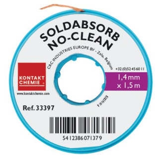 Soldabsorb Entlötlitze, No-Clean, 1,4 mm x 1,5 m