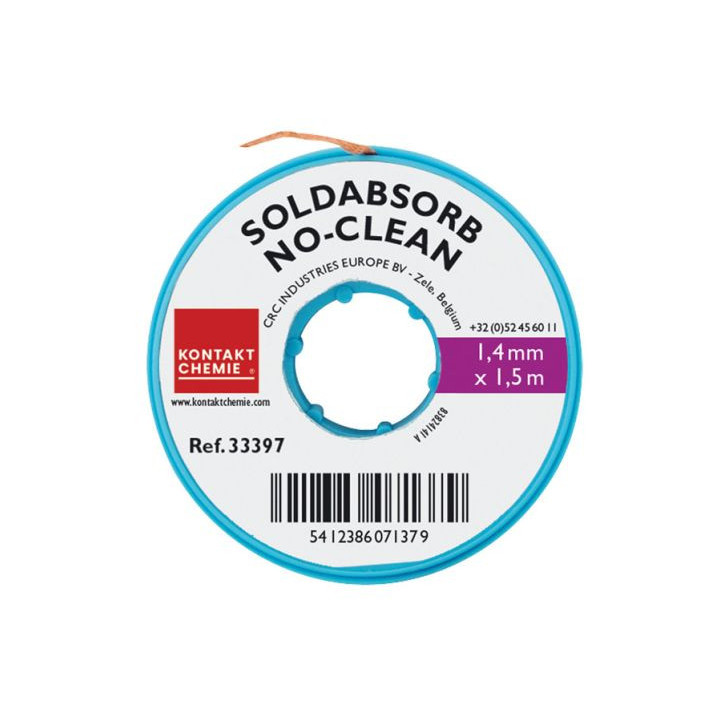 Soldabsorb Entlötlitze, No-Clean, 1,4 mm x 1,5 m