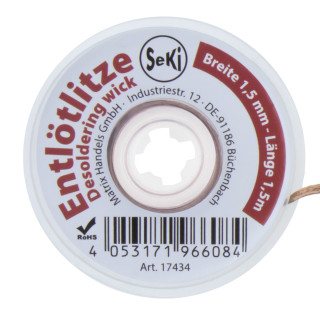 SeKi Entlötsauglitze 1,5mm - 1,5 Meter