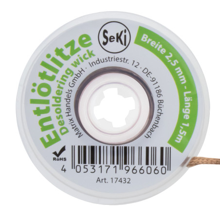 SeKi Entlötsauglitze 2,5mm - 1,5 Meter