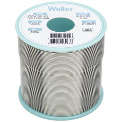 Weller T0051387499 WSW SC M1 Lötzinn, bleifrei Spule Sn0,7Cu, 500g, 1mm