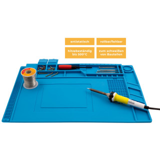 Silikon-Lötmatte 45x30cm, Hitzebeständig, Antistatisch