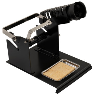 Lötkolbenständer mit Lötzinn-Halterung, Schwamm und Tragegriff